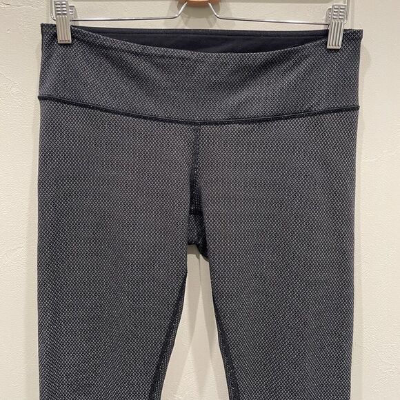 Lululemon Wunder Under Pant Diamond Dot Black White - Size: 10 - Picture 3 of 9